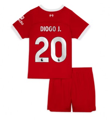 Liverpool Diogo Jota #20 Replika Babytøj Hjemmebanesæt Børn 2023-24 Kortærmet (+ Korte bukser)